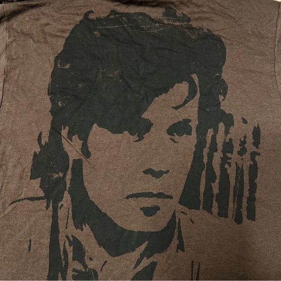 NWOT John Mellencamp Mellenheads Long Sleeve Graphic T-Shirt Brown Unisex S - Picture 4 of 8